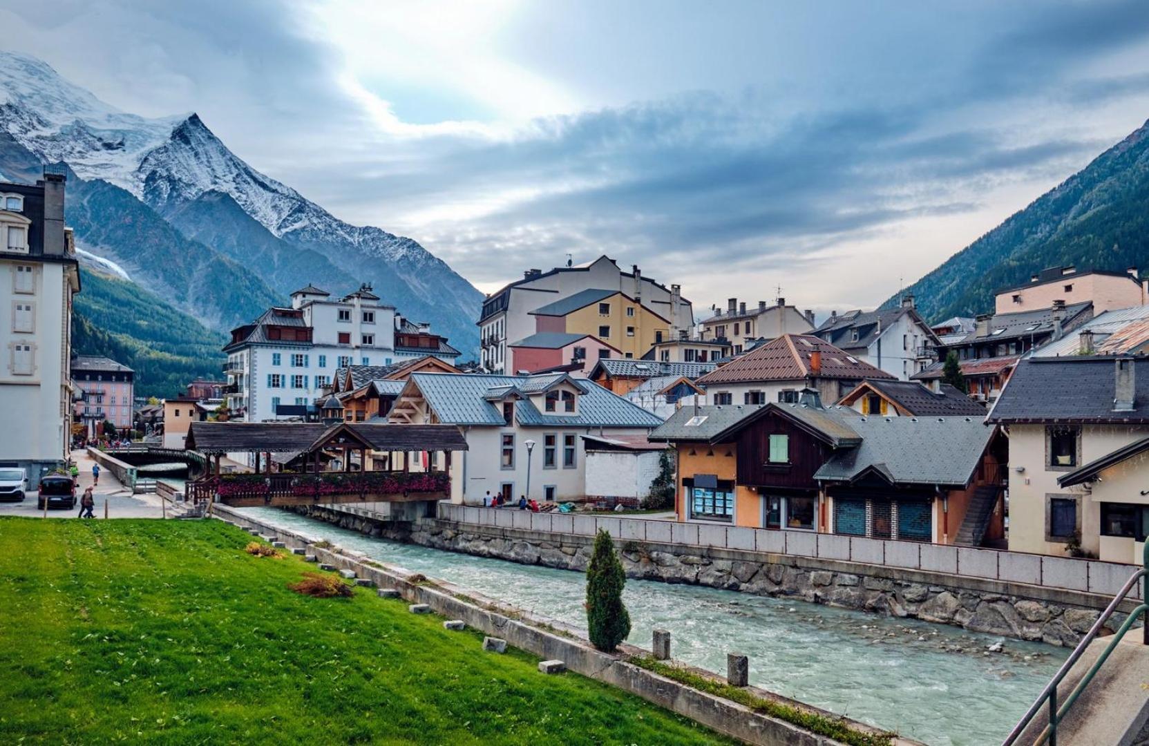 Top Floor Apartment Mansard - Central Chamonix Mont Blanc Haven Ngoại thất bức ảnh